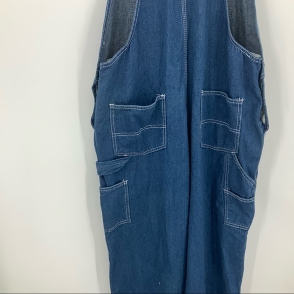 Big Smith dark wash Carpenter overalls - Picture 3 of 12